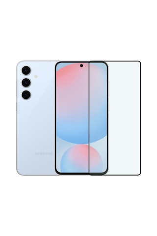 Safeus Tam Kaplayan Parmak İzi Bırakmayan Safir Ekran Koruyucu Cam , Samsung S24 Fe İle Uyumlu