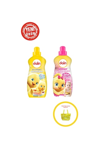 Bebek Deterjanı Ve Bebek Yumuşatıcısı Karma Seti Yeni Ürün Çanta Hediyeli 5001