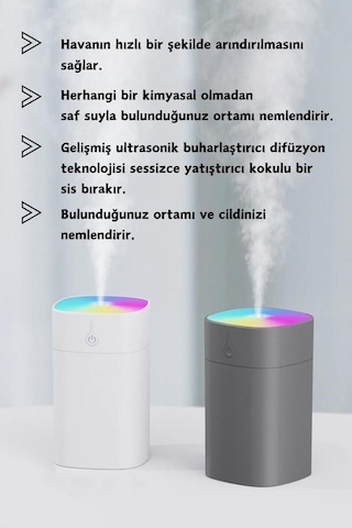 Bakeey HN01 H2o Humidifier Ulrasonik Hava Nemlendirici 400 ML
