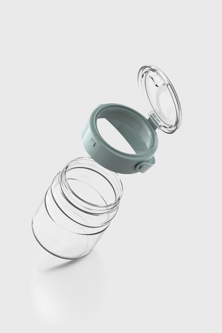 Renga Mono 900 Ml Yeşil Kapaklı 3'lü Cam Kavanoz Seti 131064 Yeşil