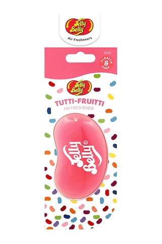 Jelly Belly 3d Hanging Asma Koku Tutti Fruitti 18gr. Muz, Mandalina, Vanilya, Ahududu Aromalı