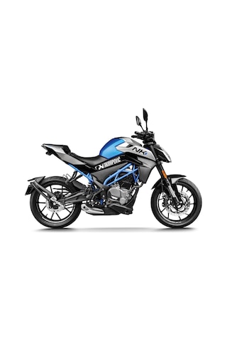 Cfmoto 250 Nk Akrapovic Orta Şase Tasarım Motosiklet Sticker Etiket Modeli Mavi