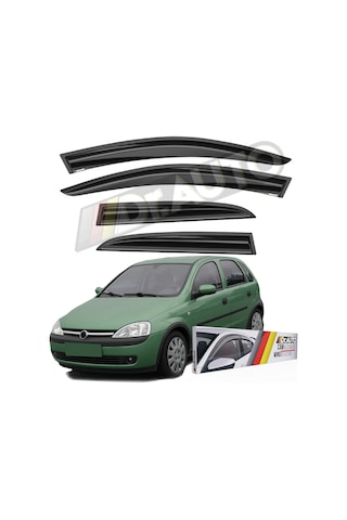 Opel Corsa C 2001-2006 Arası Cam Rüzgarlığı 4lü