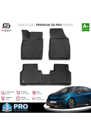 S-dizayn Cupra Born 3d Pro Havuzlu Paspas 2021 Üzeri A+ Kalite