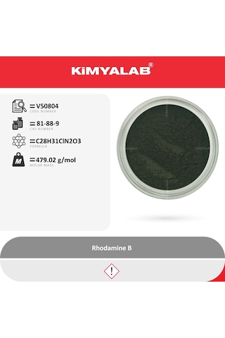 Kimyalab Rodamin B Rhodamine B C.I.Basıc Violet 10 50 G