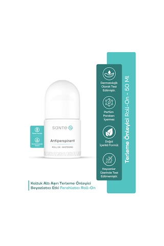 Provitamin B5 Içeren Koltuk Altı Beyazlatıcı Terleme Önleyici Antiperspirant Roll-on 50 Ml