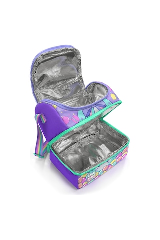 Coral High Kids Milka Şeker Ayıcık Desenli Thermo İki Katlı Beslenme Çantası 37202 124-Pembe