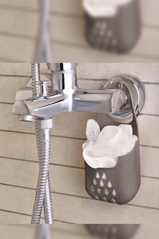 Silikon Askılı Süngerlik Siyah