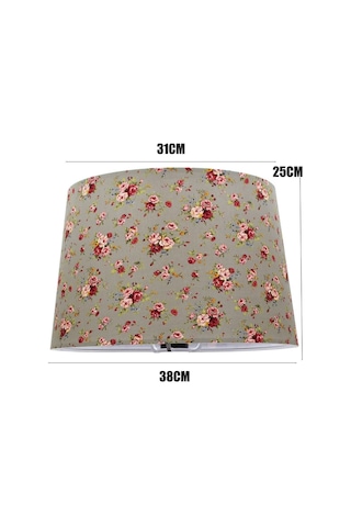 Çiçekli Lambader Şapkası Gri