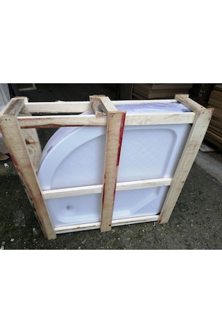 Alika 120x120 Oval H:15 Panelli Duş Teknesi