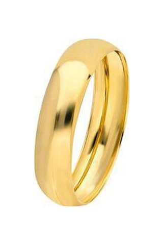 Sefa Gold 5mm Sarı Düz Bombe Klasik Alyans 001