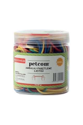 Ambalaj Paketleme Ve Para Lastiği / 80 Gr - Renkli Kapaklı Kutu Petcom