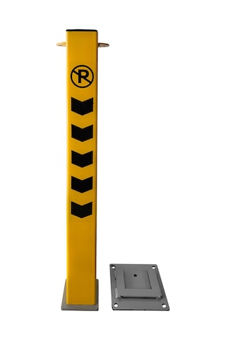 Kilitli Otopark Direği 75 Cm, Kızaklı Park Bariyeri-4010