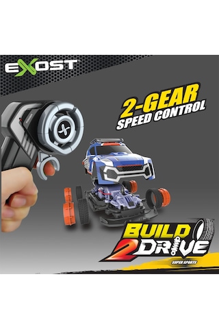 Silverlit Exost Build 2 Drive Kumandalı Yarış Aracı Kiti - Mavi