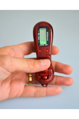 Boyun Askılı Işıklı Dijital Zikirmatik Kırmızı