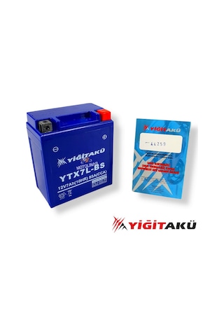 12 V 7 Ah Amper 2023 Ytx7l Bs Akü Activa Cbf Boxer150 Yiğit Akü