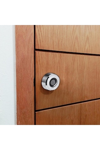 Pazly Parmak İzi Çekmece Kilidi Dijital 20 Anahtarsız Şarj Edilebilir Fingerprint Kilit Gümüş