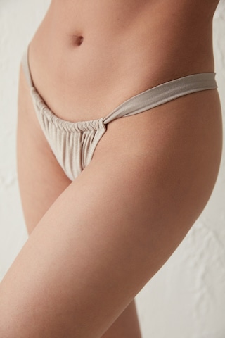 Penti Bej Simli Side Bikini Altı Beıge Bej
