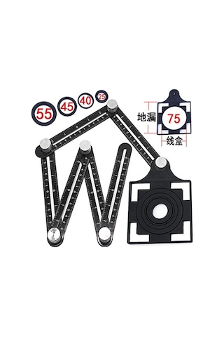 Supermarket1 Yüksek Hassasiyetli Fayans Delici & Konumlandırıcı Aleti - Multifonksiyonel