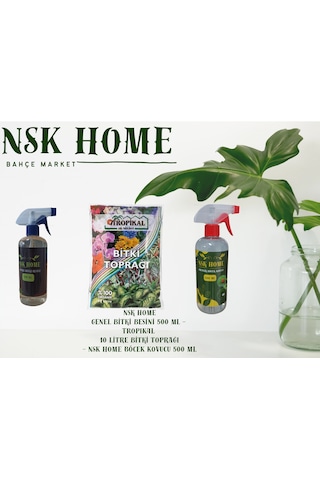Genel Bitki Besini Ve Yaprak Temizleyici Tropikal 10 Litre Toprak