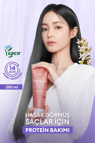 Yoğun Onarıcı Ve Isı Koruyucu Bakım Kremi Kundal Protein Bonding Treatment 250ml Ylang Ylang