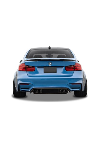 Bmw F30 Spoiler Bagaj Üstü F80 M4 Yarasa Tip Parlak Siyah Parlak Siyah - Piano Black