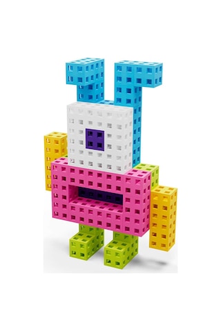 Meli Cube Pink 200 Parça Blok Seti 50812
