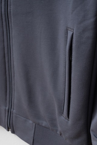 Beniizle Kapüşonlu Fermuarlı Çift Cepli Unisex Eşofman Takımı Füme