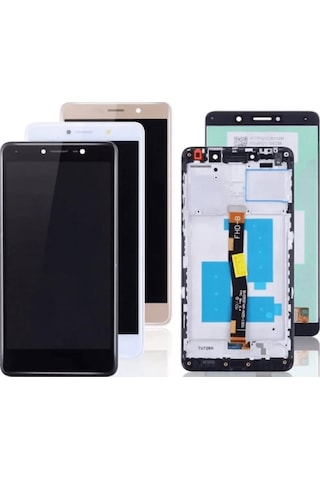 Huawei Gr5 2017 Lcd Ekran Dokunmatik Beyaz Çıtalı