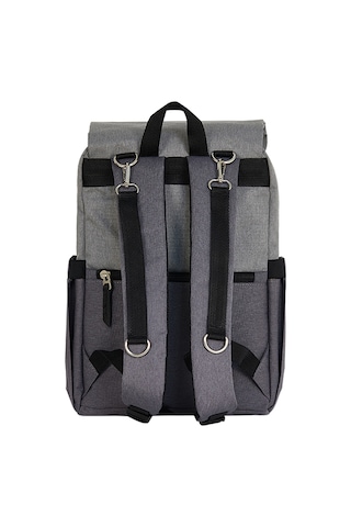 Stylo Working Mothers Bag Bebek Bakım Sırt Çantası Füme
