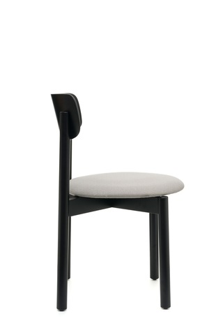 Keynote Siyah Ahşap 6'lı Mutfak Salon Yemek Odası Sandalyesi