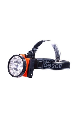 Bigem Bm-502 Şarjlı Kafa ve Baret Lambası Siyah
