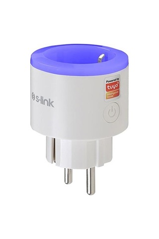 S-link Swapp Sl-03 16a Akım Korumalı Akıllı Priz Rgb Işıklı 2.4 G Wifi Tuya Destekli