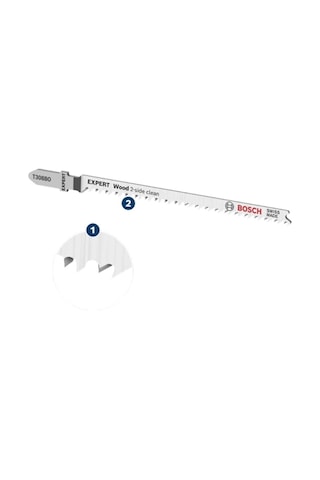 Bosch Expert T308 BO Temiz Kavisli Kesim Ahşap Dekupaj Testere Bıçağı