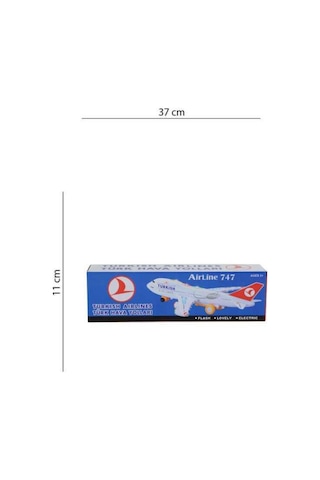 Birlik Oyuncak Pilli Işıklı Türk Hava Yolları Yolcu Uçağı 35 Cm Ch-132tk