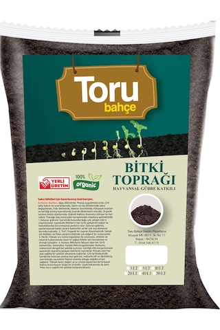 Torubahce 40 L Bitki/ Saksı ve Bahçe Toprağı Torf Tavuk ve Keç