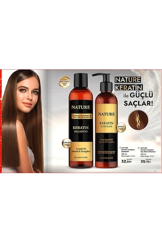 Huncalife Nature Keratin Complex Şampuan 350 ML