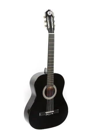 Segah 4 - 4 Tam Boy Siyah Klasik Solak Gitar Kılıf Pena Seti