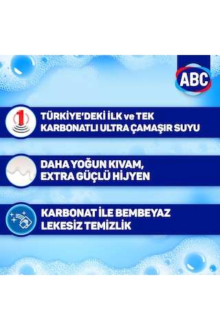 ABC Karbonatlı Ultra Çamaşır Suyu 2 x 3250 ML