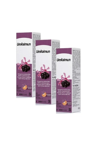 Umkaimun 15 Efervesan Tablet 3 Adet