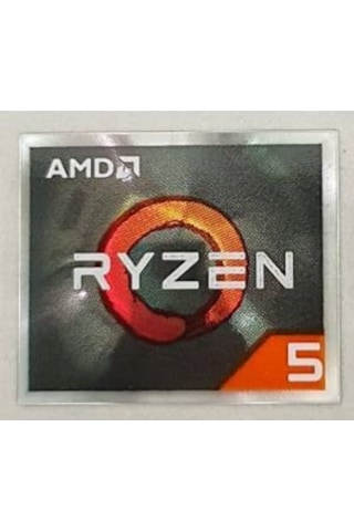 OEM AMD RYZEN 5 Sticker v2 Etiket D133 OEM AMD RYZEN 5 Sticker v2 Etiket D133