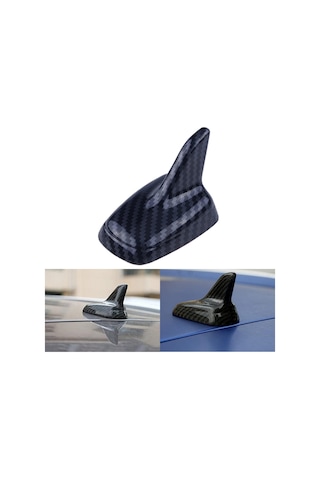 Karbon Fiber Desenli Oto Anten Süs Köpekbalığı Shark Araba Araç Dekoratif Süs Anteni Üniversal Ps-243