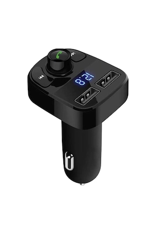 Hello Hl-19680 X8 Handsfree Çift Usb/sd/bluetooth 12-24 Volt Fm Transmıtter 4172