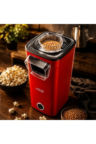 Mioji POPX1 1100 W Yağsız Kompakt Mısır Patlatma Makinesi