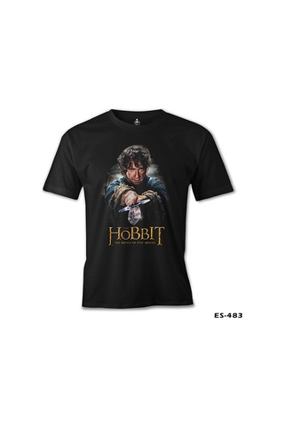 Hobbit The Battle Of Five Armies Baskılı Sİyah Erkek Tshirt 001