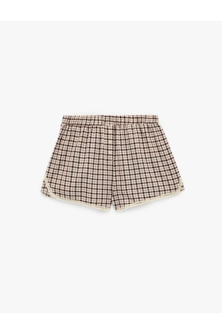 Koton Ekose Desenli Fırfırlı Baskılı 2'li Pijama Takımı Kırmızı Ekose 6wlk80020mw Kırmızı Ekoseli