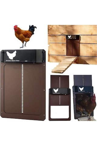 Dancemonkey Ybltd Otomatik Tavuk Kümesi Kapısı Işığa Duyarlı Otomatik Kapı Eq