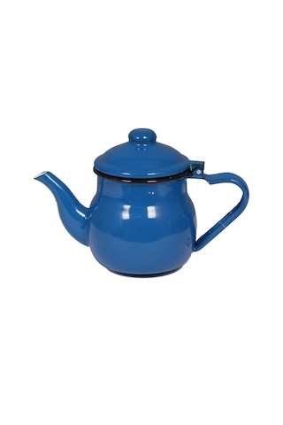 Ebru Emaye Demlik Çaydanlık 0.7 L Ed11 Mavi