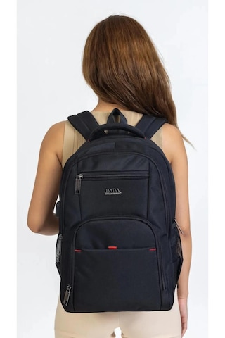 Laptop Sırt Çantası 17" Inç Tablet Usb Bölmeli Siyah