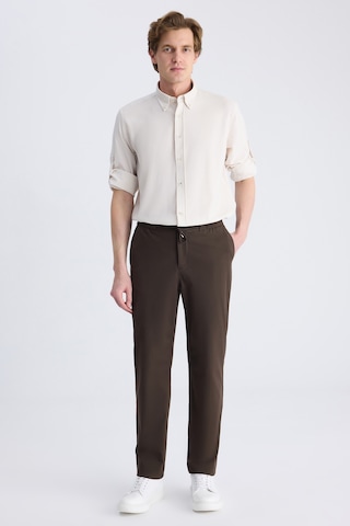 D's Damat Ds Damat Relaxed Fit Pilesiz Kahverengi Diyogonal Tencel -pamuk Karışımlı Likralı Jogger Pantolon 4hc03ad05321m 201